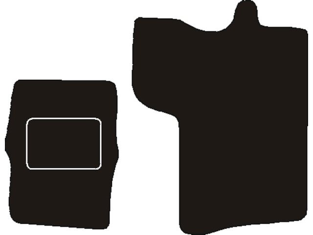 MATTENSET NAALDVILT (ZWART) RENAULT MASTER 1998 - 2004