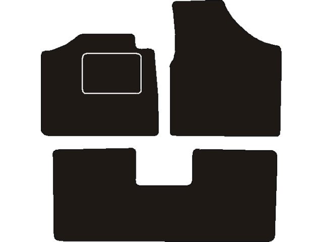 MATTENSET NAALDVILT (ZWART) RENAULT R15-R17 1972 - 1980