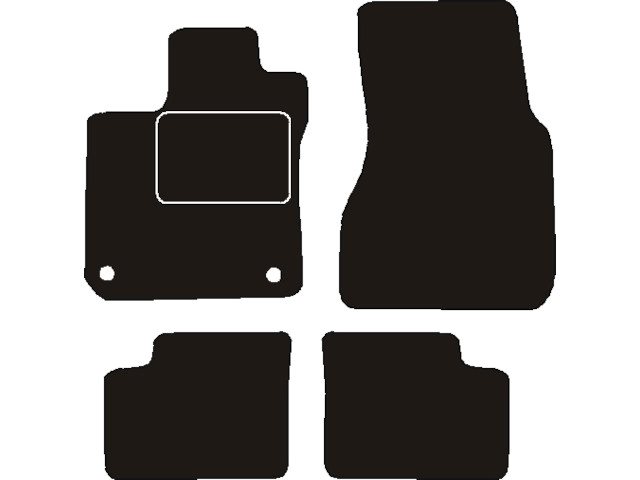 MATTENSET NAALDVILT (ZWART) RENAULT TWINGO III 2014 ->