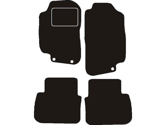 MATTENSET NAALDVILT (ZWART) SAAB 9-5  2007-2012