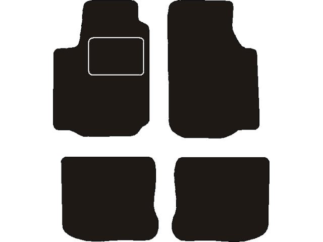 MATTENSET NAALDVILT (ZWART) SEAT LEON I 2004 - 2006