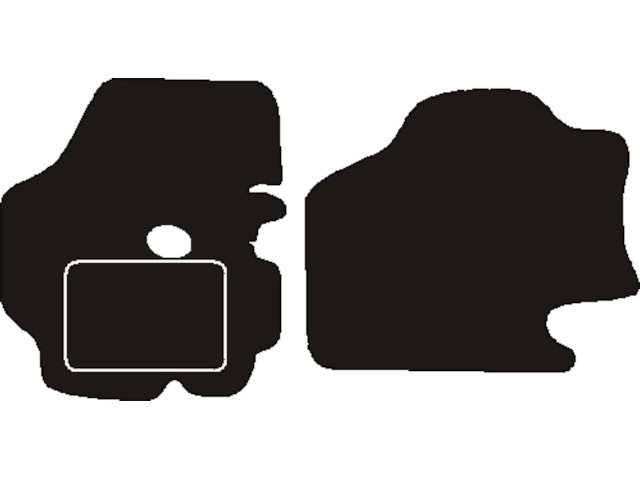 MATTENSET NAALDVILT (ZWART) SUZUKI CARRY 1980 - 1999