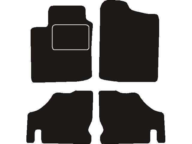 MATTENSET NAALDVILT (ZWART) SUZUKI GRAND VITARA B/F 1998 ->