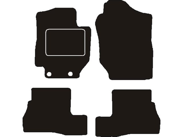 MATTENSET NAALDVILT (ZWART) SUZUKI JIMNY HANDGESCHAKELD 2018 ->