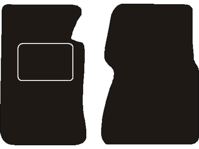 MATTENSET NAALDVILT (ZWART) TOYOTA LAND CRUISER
