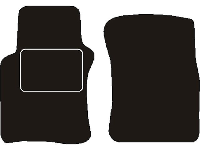 MATTENSET NAALDVILT (ZWART) LANDCRUISER 70 HARDTOP LONGE WIELBASIS TOT 1998