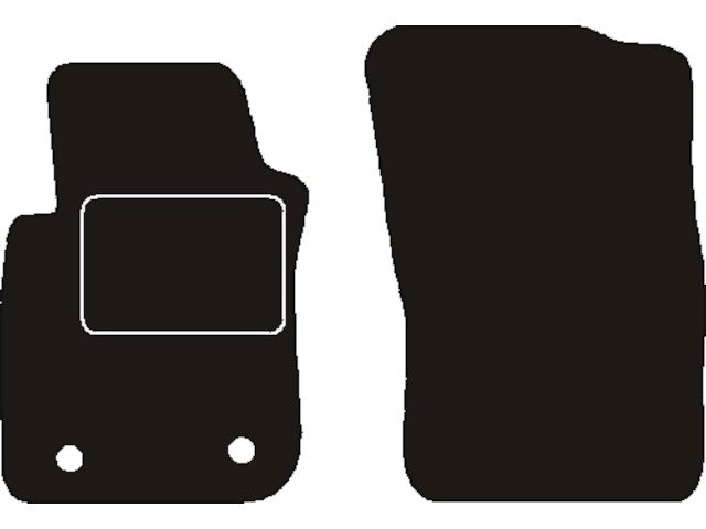 MATTENSET NAALDVILT (ZWART) TOYOTA LANDCRUISER 70 3 DEURS > 2009