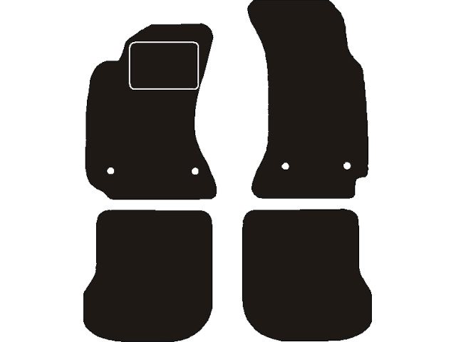 MATTENSET NAALDVILT (ZWART) AUDI A4  1995 - 2001