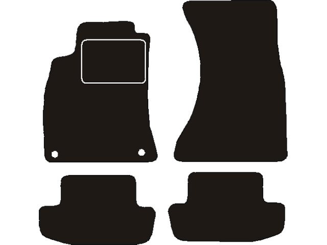 MATTENSET NAALDVILT (ZWART) AUDI A5 / S5 2007 - 2016