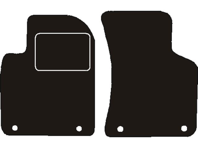 MATTENSET NAALDVILT (ZWART) AUDI TT 1998 - 2006