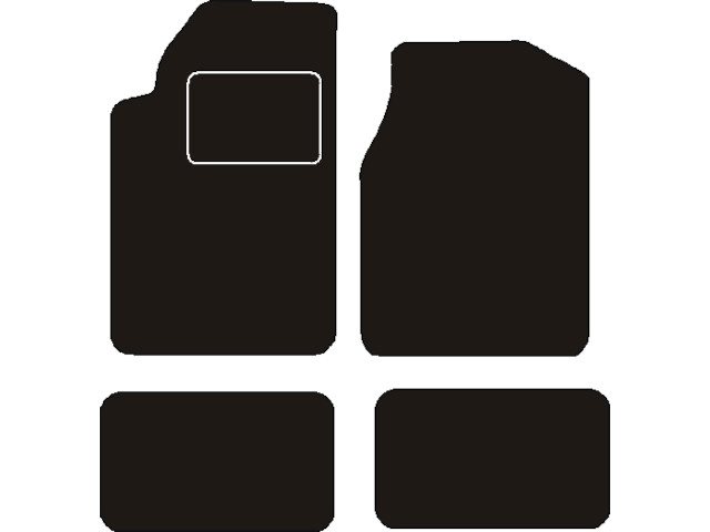 MATTENSET NAALDVILT (ZWART) CHRYSLER 300M 1994 - 2004