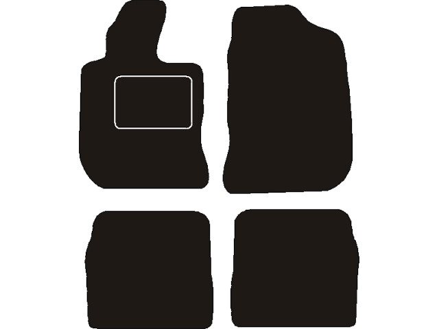 MATTENSET NAALDVILT (ZWART) CHRYSLER PT CRUISER 2000 - 2010