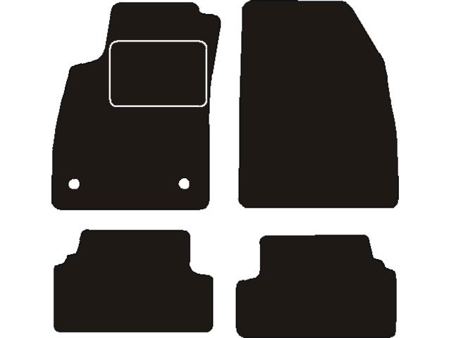 MATTENSET NAALDVILT (ZWART) CHEVROLET TRAX 2013 ->