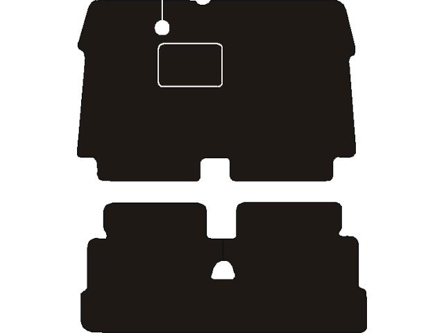 MATTENSET NAALDVILT (ZWART) CITROEN 2CV 1963 - 1990