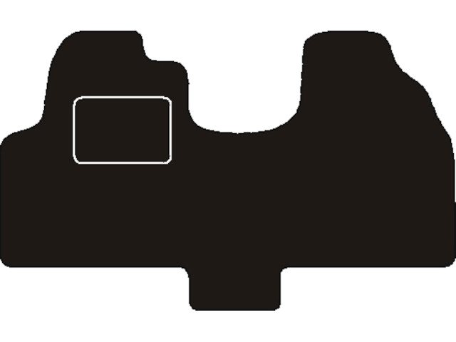 MATTENSET NAALDVILT (ZWART) CITROEN JUMPY I 2004-2007