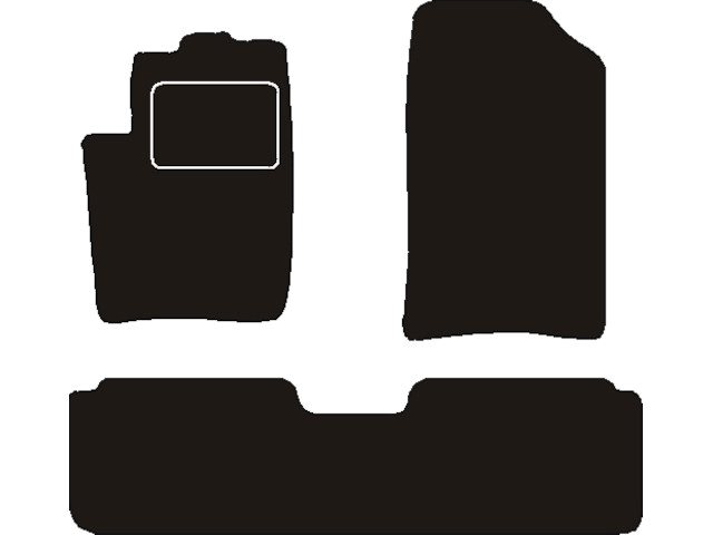 MATTENSET NAALDVILT (ZWART) CITROEN XSARA PICASSO 2000 - 2006