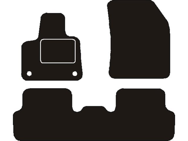 MATTENSET NAALDVILT (ZWART) CITROEN DS7 2017 ->