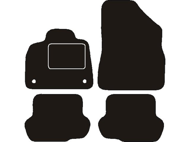 MATTENSET NAALDVILT (ZWART) CITROEN DS5 2011 ->