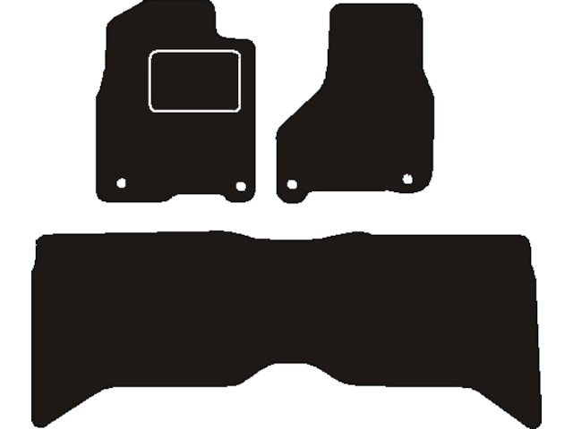 MATTENSET NAALDVILT (ZWART) DODGE RAM 2013->