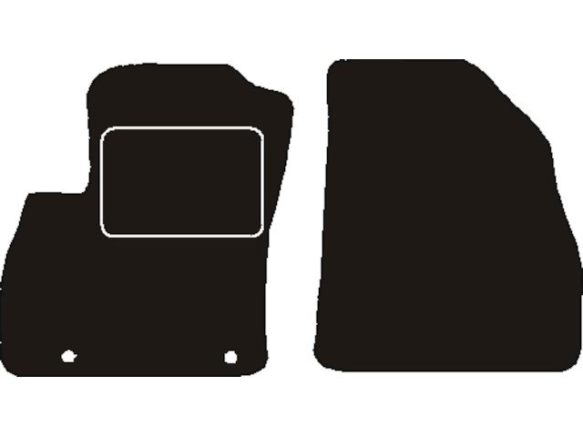 MATTENSET NAALDVILT (ZWART) FIAT FIORINO COMBI VOOR 2016->