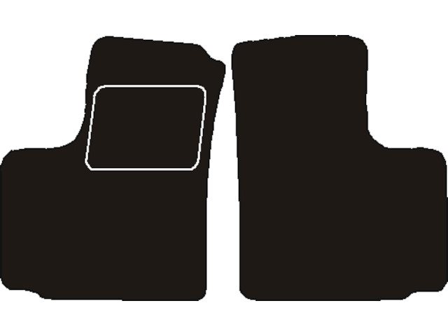MATTENSET NAALDVILT (ZWART) FIAT DOBLO CARGO 2000 - 2010