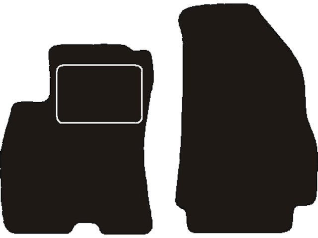MATTENSET NAALDVILT (ZWART) FIAT DOBLO CARGO 2010 -2015