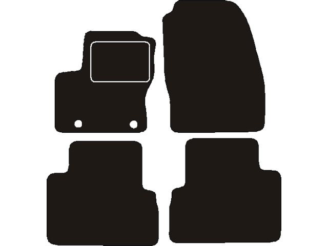 MATTENSET NAALDVILT (ZWART) FORD C-MAX II 2010 - 2012