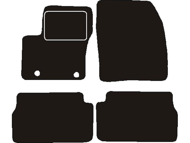 MATTENSET NAALDVILT (ZWART) FORD KUGA I 2008 - 2011