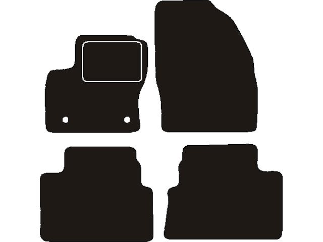 MATTENSET NAALDVILT (ZWART) FORD KUGA I 2011 ->