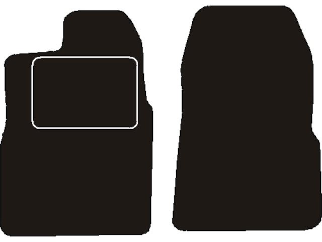 MATTENSET NAALDVILT (ZWART) FORD TRANSIT CUSTOM VOOR EURO5  2012 ->