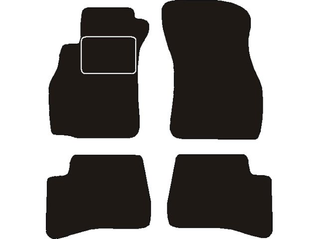 MATTENSET NAALDVILT (ZWART) HYUNDAI ACCENT II 2000 - 2006