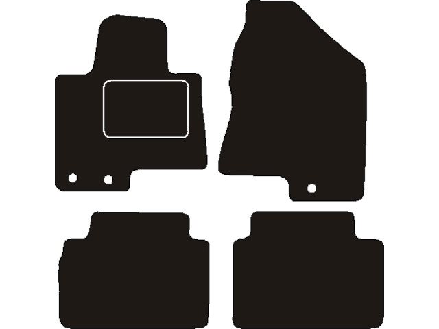 MATTENSET NAALDVILT (ZWART) HYUNDAI IX35 2010 ->