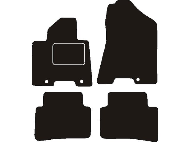 MATTENSET NAALDVILT (ZWART) HYUNDAI TUCSON II 2015 - 2020