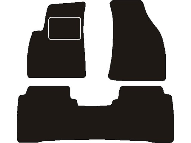 MATTENSET NAALDVILT (ZWART) HYUNDAI SANTA FE I 2000 - 2006