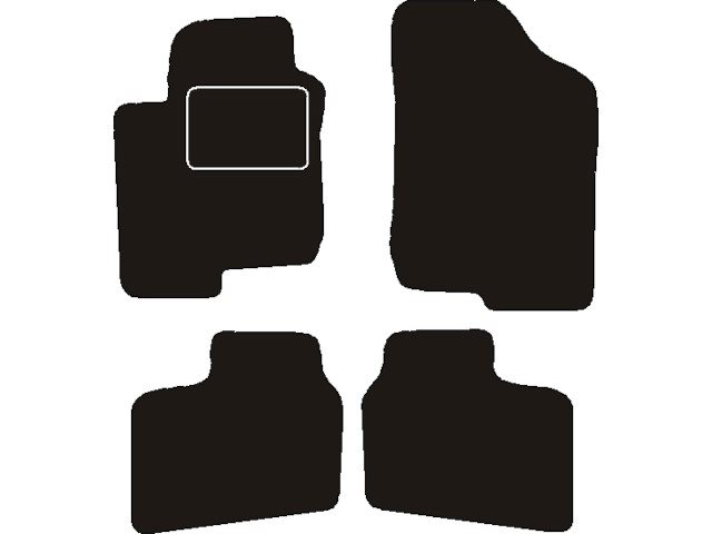MATTENSET NAALDVILT (ZWART) HYUNDAI I30 2007 - 2012