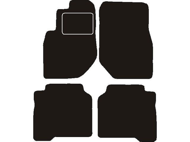 MATTENSET NAALDVILT (ZWART) HYUNDAI TERRACAN 2001 - 2006