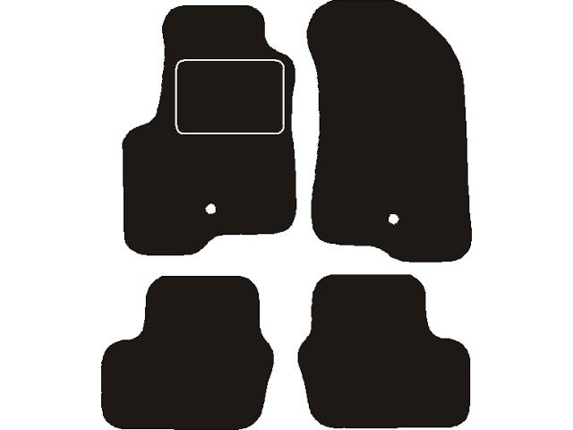MATTENSET NAALDVILT (ZWART) JEEP COMPASS MK49 2011->