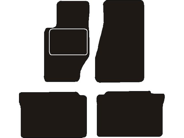 MATTENSET NAALDVILT (ZWART) JEEP GRAND CHEROKEE WH 2005-2010