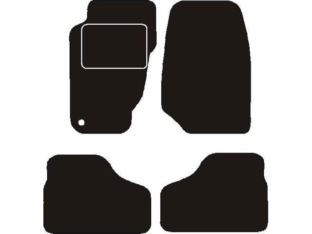 MATTENSET NAALDVILT (ZWART) JEEP CHEROKEE KJ 2006 ->