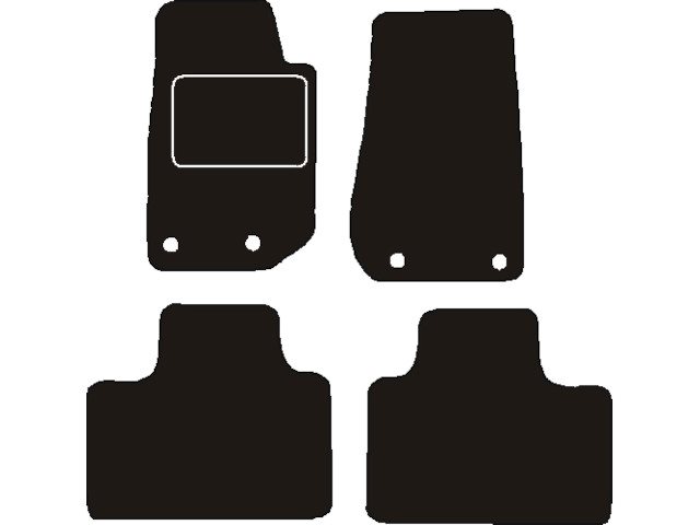 MATTENSET NAALDVILT (ZWART) JEEP WRANGLER JK LWB 2007 ->