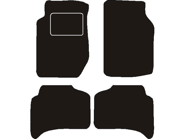 MATTENSET NAALDVILT (ZWART) KIA SPORTAGE 1994 - 2005