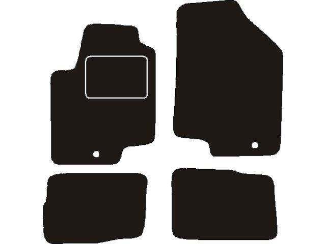 MATTENSET NAALDVILT (ZWART) KIA SOUL 2009 - 2011