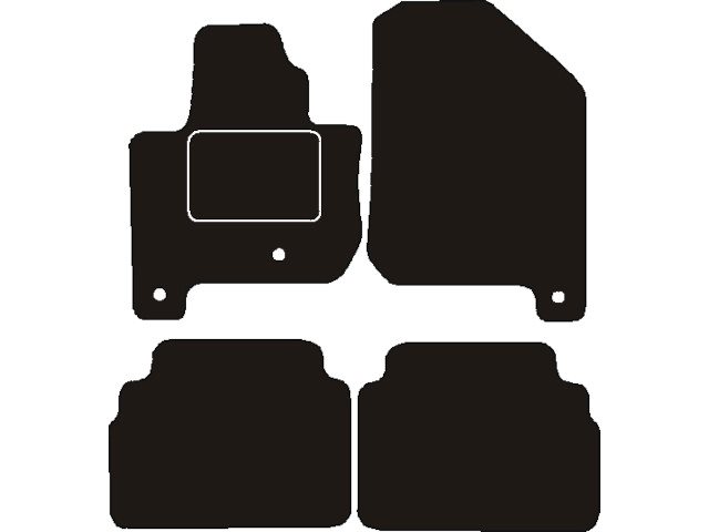 MATTENSET NAALDVILT (ZWART) KIA SOUL EV II 2014 ->