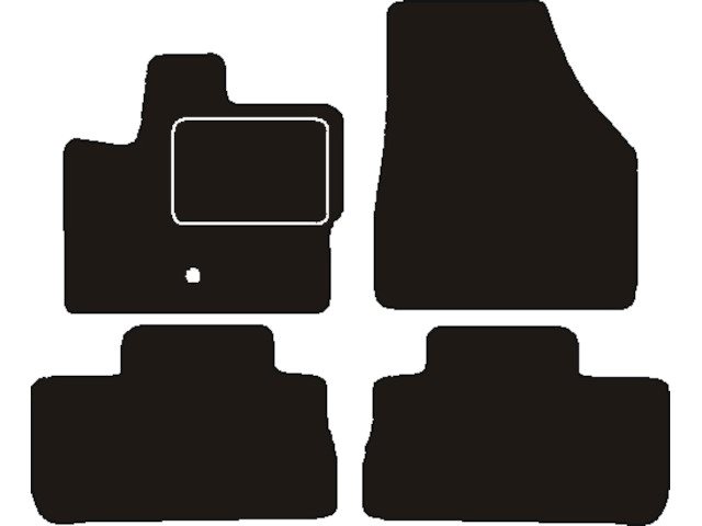 MATTENSET NAALDVILT (ZWART) LAND ROVER FREELANDER 2006 ->