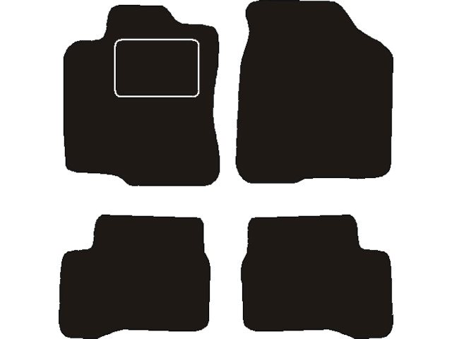 MATTENSET NAALDVILT (ZWART) MAZDA 323 HATCH./COUPE/P  1994 - 1998