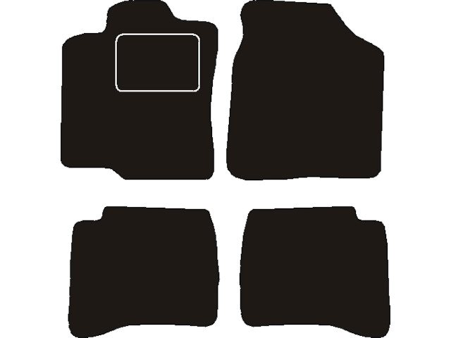 MATTENSET NAALDVILT (ZWART) MAZDA 323 F/S  1994 - 1998