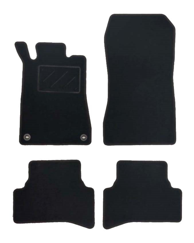MATTENSET NAALDVILT (ZWART) MERCEDES W202 C-KLASSE  1993 - 2001 3