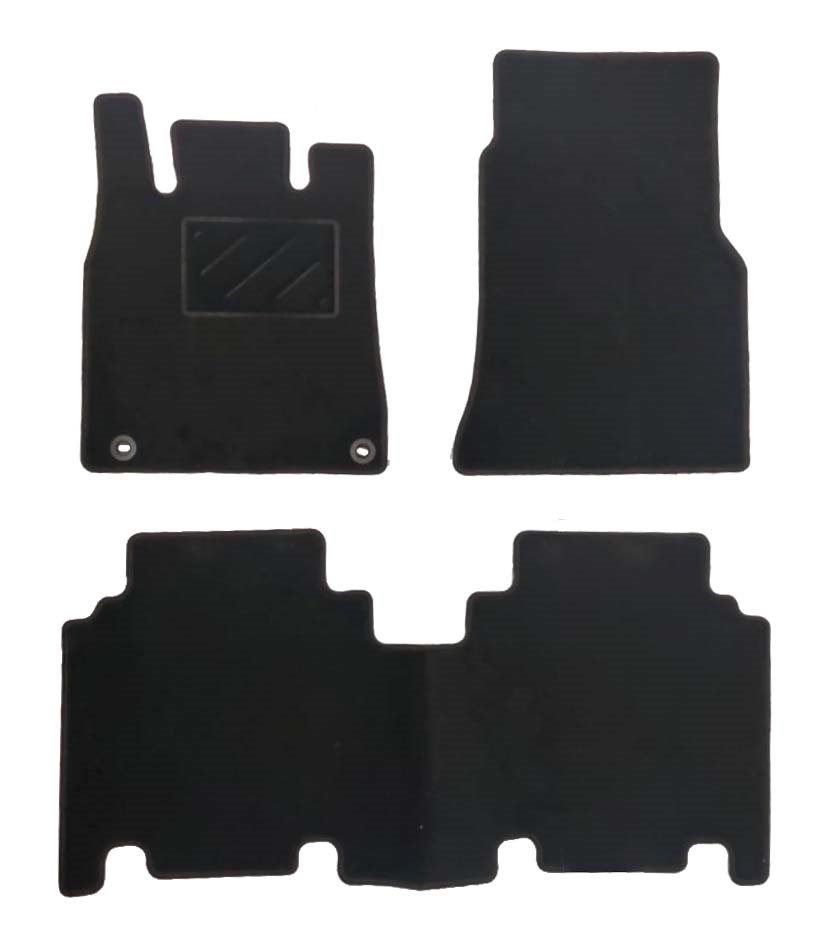 MATTENSET NAALDVILT (ZWART) MERCEDES W168 A-KLASSE LONG 1998 - 2004 3