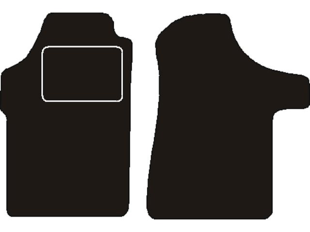 MATTENSET NAALDVILT (ZWART) MERCEDES W639 VITO 2003 ->