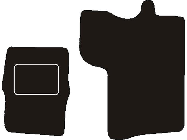MATTENSET NAALDVILT (ZWART) NISSAN INTERSTAR 2002 - 2011